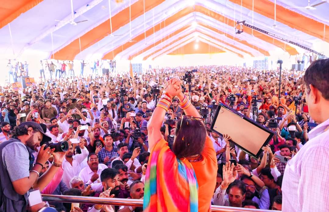 वसुंधरा राजे का शक्ति प्रदर्शन सर चढ़कर बोला वसुंधरा राजे का शक्ति प्रदर्शन सर चढ़कर बोला