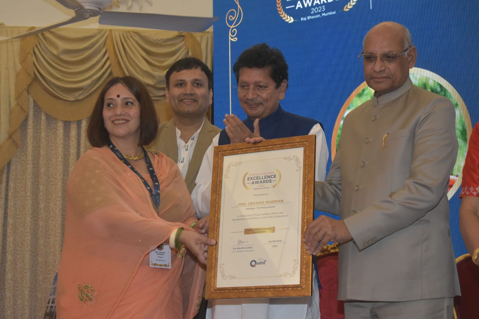 शिक्षा के क्षेत्र में द पैलेस स्कूल का शानदार प्रदर्शन: सिंघानिया एजुकेशन एक्सीलेंस अवार्ड्स 2023 शिक्षा के क्षेत्र में द पैलेस स्कूल का शानदार प्रदर्शन: सिंघानिया एजुकेशन एक्सीलेंस अवार्ड्स 2023
