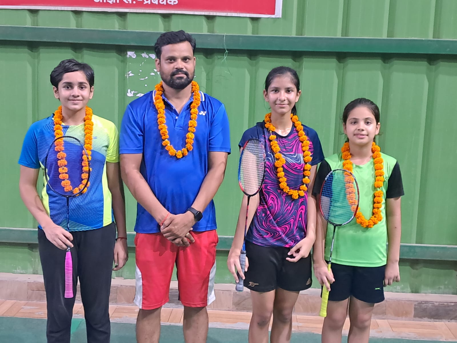जिला इंटर स्कूल बैडमिंटन प्रतियोगिता में जयपुर स्पोर्ट्स अकादमी के खिलाड़ियों का दबदबा जिला इंटर स्कूल बैडमिंटन प्रतियोगिता में जयपुर स्पोर्ट्स अकादमी के खिलाड़ियों का दबदबा