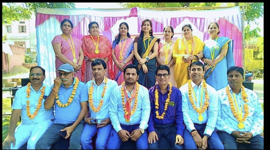 शिक्षक सम्मान समारोह का आयोजन